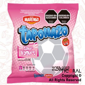 CARAMELO TAPONAZO MASTICABLE YOGURT 100 UNIDADES 250 GR x 1